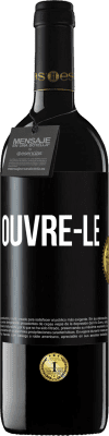 39,95 € Envoi gratuit | Vin rouge Édition RED MBE Réserve Ouvre-le Étiquette Noire. Étiquette personnalisable Réserve 12 Mois Récolte 2016 Tempranillo
