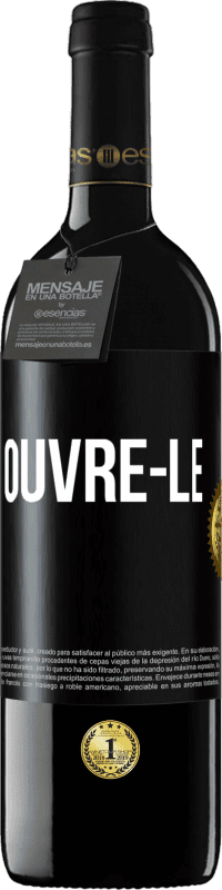 39,95 € Envoi gratuit | Vin rouge Édition RED MBE Réserve Ouvre-le Étiquette Noire. Étiquette personnalisable Réserve 12 Mois Récolte 2014 Tempranillo