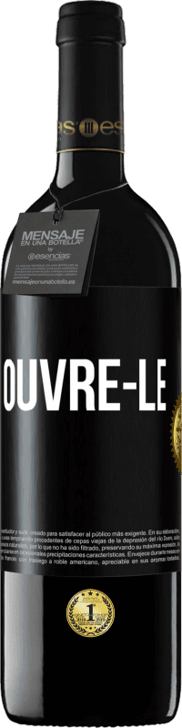 39,95 € Envoi gratuit | Vin rouge Édition RED MBE Réserve Ouvre-le Étiquette Noire. Étiquette personnalisable Réserve 12 Mois Récolte 2015 Tempranillo