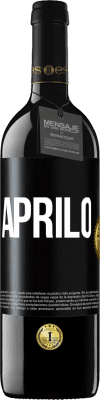 39,95 € Spedizione Gratuita | Vino rosso Edizione RED MBE Riserva Aprilo Etichetta Nera. Etichetta personalizzabile Riserva 12 Mesi Raccogliere 2016 Tempranillo