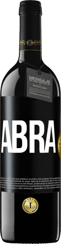 39,95 € Envio grátis | Vinho tinto Edição RED MBE Reserva Abra Etiqueta Preta. Etiqueta personalizável Reserva 12 Meses Colheita 2015 Tempranillo