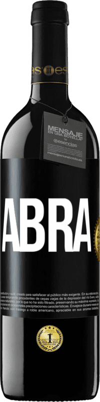 39,95 € Envio grátis | Vinho tinto Edição RED MBE Reserva Abra Etiqueta Preta. Etiqueta personalizável Reserva 12 Meses Colheita 2016 Tempranillo