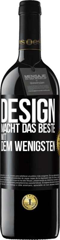 39,95 € Kostenloser Versand | Rotwein RED Ausgabe MBE Reserve Design macht das Beste mit dem Wenigsten Schwarzes Etikett. Anpassbares Etikett Reserve 12 Monate Ernte 2014 Tempranillo