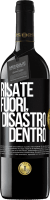 39,95 € Spedizione Gratuita | Vino rosso Edizione RED MBE Riserva Risate fuori, disastro dentro Etichetta Nera. Etichetta personalizzabile Riserva 12 Mesi Raccogliere 2016 Tempranillo