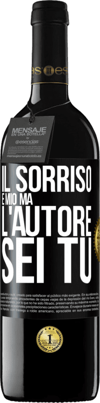 39,95 € Spedizione Gratuita | Vino rosso Edizione RED MBE Riserva Il sorriso è mio, ma l'autore sei tu Etichetta Nera. Etichetta personalizzabile Riserva 12 Mesi Raccogliere 2014 Tempranillo