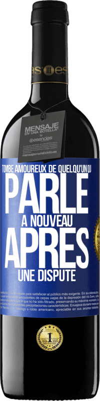 39,95 € Envoi gratuit | Vin rouge Édition RED MBE Réserve Tombe amoureux de quelqu'un qui parle à nouveau après une dispute Étiquette Bleue. Étiquette personnalisable Réserve 12 Mois Récolte 2015 Tempranillo