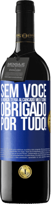 39,95 € Envio grátis | Vinho tinto Edição RED MBE Reserva Sem você eu nunca teria alcançado meu sonho. Obrigado por tudo! Etiqueta Azul. Etiqueta personalizável Reserva 12 Meses Colheita 2015 Tempranillo