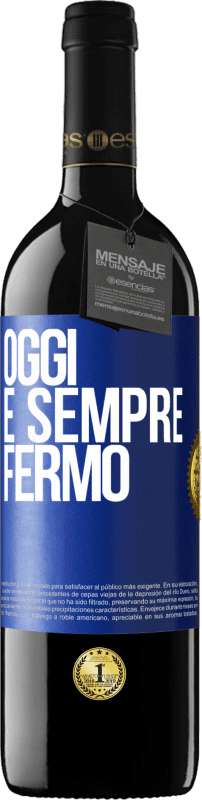 39,95 € Spedizione Gratuita | Vino rosso Edizione RED MBE Riserva Oggi è sempre fermo Etichetta Blu. Etichetta personalizzabile Riserva 12 Mesi Raccogliere 2015 Tempranillo