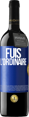 39,95 € Envoi gratuit | Vin rouge Édition RED MBE Réserve Fuis l'ordinaire Étiquette Bleue. Étiquette personnalisable Réserve 12 Mois Récolte 2015 Tempranillo