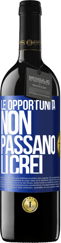 39,95 € Spedizione Gratuita | Vino rosso Edizione RED MBE Riserva Le opportunità non passano. Li crei Etichetta Blu. Etichetta personalizzabile Riserva 12 Mesi Raccogliere 2015 Tempranillo