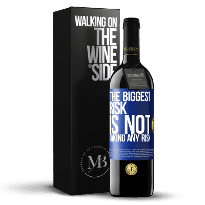 «The biggest risk is not taking any risk» RED Edition MBE Reserve