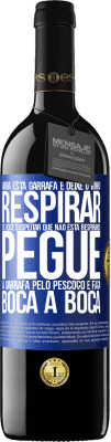 39,95 € Envio grátis | Vinho tinto Edição RED MBE Reserva Abra esta garrafa e deixe o vinho respirar. Se você suspeitar que não está respirando, pegue a garrafa pelo pescoço e faça Etiqueta Azul. Etiqueta personalizável Reserva 12 Meses Colheita 2014 Tempranillo