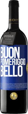 39,95 € Spedizione Gratuita | Vino rosso Edizione RED MBE Riserva Buon pomeriggio, bello Etichetta Blu. Etichetta personalizzabile Riserva 12 Mesi Raccogliere 2014 Tempranillo