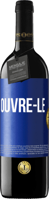 39,95 € Envoi gratuit | Vin rouge Édition RED MBE Réserve Ouvre-le Étiquette Bleue. Étiquette personnalisable Réserve 12 Mois Récolte 2016 Tempranillo