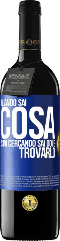 39,95 € Spedizione Gratuita | Vino rosso Edizione RED MBE Riserva Quando sai cosa stai cercando, sai dove trovarlo Etichetta Blu. Etichetta personalizzabile Riserva 12 Mesi Raccogliere 2015 Tempranillo