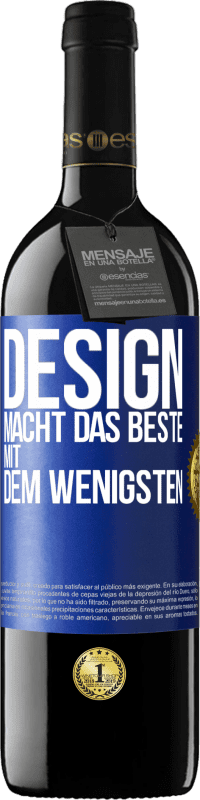 39,95 € Kostenloser Versand | Rotwein RED Ausgabe MBE Reserve Design macht das Beste mit dem Wenigsten Blaue Markierung. Anpassbares Etikett Reserve 12 Monate Ernte 2014 Tempranillo