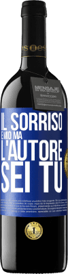 39,95 € Spedizione Gratuita | Vino rosso Edizione RED MBE Riserva Il sorriso è mio, ma l'autore sei tu Etichetta Blu. Etichetta personalizzabile Riserva 12 Mesi Raccogliere 2014 Tempranillo