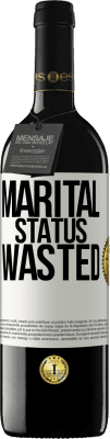 39,95 € 免费送货 | 红酒 RED版 MBE 预订 婚姻状况：浪费 白标. 可自定义的标签 预订 12 个月 收成 2016 Tempranillo