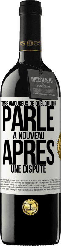 39,95 € Envoi gratuit | Vin rouge Édition RED MBE Réserve Tombe amoureux de quelqu'un qui parle à nouveau après une dispute Étiquette Blanche. Étiquette personnalisable Réserve 12 Mois Récolte 2015 Tempranillo