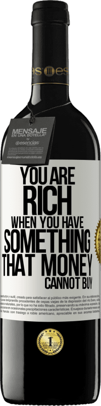 39,95 € 送料無料 | 赤ワイン REDエディション MBE 予約する お金では買えないものがあるとき、あなたは裕福です ホワイトラベル. カスタマイズ可能なラベル 予約する 12 月 収穫 2016 Tempranillo