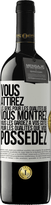 39,95 € Envoi gratuit | Vin rouge Édition RED MBE Réserve Vous attirez les gens pour les qualités que vous montrez. Vous les gardez à vos côtés pour les qualités que vous possédez Étiquette Blanche. Étiquette personnalisable Réserve 12 Mois Récolte 2014 Tempranillo