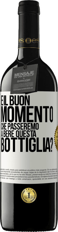 39,95 € Spedizione Gratuita | Vino rosso Edizione RED MBE Riserva e il buon momento che passeremo a bere questa bottiglia? Etichetta Bianca. Etichetta personalizzabile Riserva 12 Mesi Raccogliere 2016 Tempranillo