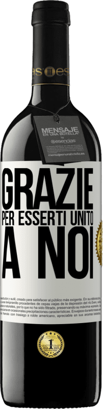 39,95 € Spedizione Gratuita | Vino rosso Edizione RED MBE Riserva Grazie per esserti unito a noi Etichetta Bianca. Etichetta personalizzabile Riserva 12 Mesi Raccogliere 2016 Tempranillo