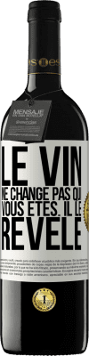 39,95 € Envoi gratuit | Vin rouge Édition RED MBE Réserve Le vin ne change pas qui vous êtes. Il le révèle Étiquette Blanche. Étiquette personnalisable Réserve 12 Mois Récolte 2014 Tempranillo