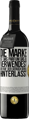 39,95 € Kostenloser Versand | Rotwein RED Ausgabe MBE Reserve Die Marke ist das Parfüm, das du verwendest. Der Ruf der Geruch, den du hinterlässt Weißes Etikett. Anpassbares Etikett Reserve 12 Monate Ernte 2015 Tempranillo