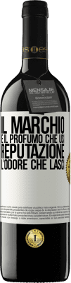 39,95 € Spedizione Gratuita | Vino rosso Edizione RED MBE Riserva Il marchio è il profumo che usi. Reputazione, l'odore che lasci Etichetta Bianca. Etichetta personalizzabile Riserva 12 Mesi Raccogliere 2016 Tempranillo