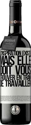 39,95 € Envoi gratuit | Vin rouge Édition RED MBE Réserve L'inspiration existe, mais elle doit vous trouver en train de travailler Étiquette Blanche. Étiquette personnalisable Réserve 12 Mois Récolte 2015 Tempranillo