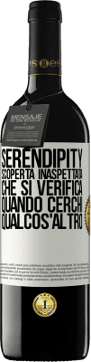 39,95 € Spedizione Gratuita | Vino rosso Edizione RED MBE Riserva Serendipity. Scoperta inaspettata che si verifica quando cerchi qualcos'altro Etichetta Bianca. Etichetta personalizzabile Riserva 12 Mesi Raccogliere 2014 Tempranillo