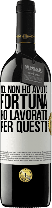 39,95 € Spedizione Gratuita | Vino rosso Edizione RED MBE Riserva No. Non ho avuto fortuna, ho lavorato per questo Etichetta Bianca. Etichetta personalizzabile Riserva 12 Mesi Raccogliere 2016 Tempranillo