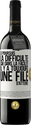 39,95 € Envoi gratuit | Vin rouge Édition RED MBE Réserve Je poursuis la difficulté car dans la facilité il y a toujours une file d'attente Étiquette Blanche. Étiquette personnalisable Réserve 12 Mois Récolte 2016 Tempranillo
