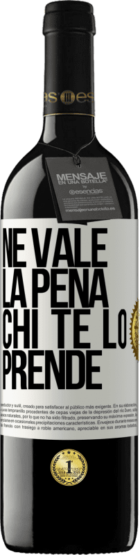 39,95 € Spedizione Gratuita | Vino rosso Edizione RED MBE Riserva Ne vale la pena chi te lo prende Etichetta Bianca. Etichetta personalizzabile Riserva 12 Mesi Raccogliere 2015 Tempranillo