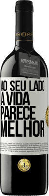 39,95 € Envio grátis | Vinho tinto Edição RED MBE Reserva Ao seu lado, a vida parece melhor Etiqueta Branca. Etiqueta personalizável Reserva 12 Meses Colheita 2015 Tempranillo