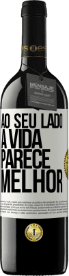 39,95 € Envio grátis | Vinho tinto Edição RED MBE Reserva Ao seu lado, a vida parece melhor Etiqueta Branca. Etiqueta personalizável Reserva 12 Meses Colheita 2016 Tempranillo