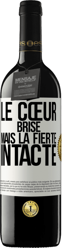 39,95 € Envoi gratuit | Vin rouge Édition RED MBE Réserve Le cœur brisé. Mais la fierté intacte Étiquette Blanche. Étiquette personnalisable Réserve 12 Mois Récolte 2015 Tempranillo