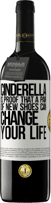 39,95 € Free Shipping | Red Wine RED Edition MBE Reserve Cinderella is proof that a pair of new shoes can change your life White Label. Customizable label Reserve 12 Months Harvest 2014 Tempranillo