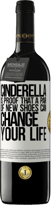 39,95 € Free Shipping | Red Wine RED Edition MBE Reserve Cinderella is proof that a pair of new shoes can change your life White Label. Customizable label Reserve 12 Months Harvest 2015 Tempranillo