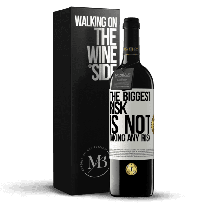 «The biggest risk is not taking any risk» RED Edition MBE Reserve