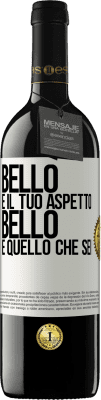 39,95 € Spedizione Gratuita | Vino rosso Edizione RED MBE Riserva Bello è il tuo aspetto, bello è quello che sei Etichetta Bianca. Etichetta personalizzabile Riserva 12 Mesi Raccogliere 2015 Tempranillo