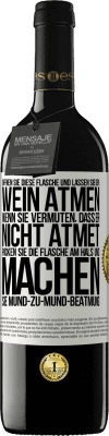 39,95 € Kostenloser Versand | Rotwein RED Ausgabe MBE Reserve Öffnen Sie diese Flasche und lassen Sie den Wein atmen. Wenn Sie vermuten, dass er nicht atmet, packen Sie die Flasche am Hals u Weißes Etikett. Anpassbares Etikett Reserve 12 Monate Ernte 2015 Tempranillo