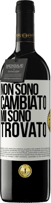 39,95 € Spedizione Gratuita | Vino rosso Edizione RED MBE Riserva Non sono cambiato. Mi sono trovato Etichetta Bianca. Etichetta personalizzabile Riserva 12 Mesi Raccogliere 2015 Tempranillo