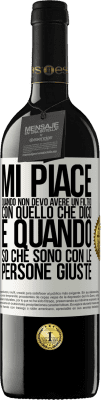 39,95 € Spedizione Gratuita | Vino rosso Edizione RED MBE Riserva Mi piace quando non devo avere un filtro con quello che dico. È quando so che sono con le persone giuste Etichetta Bianca. Etichetta personalizzabile Riserva 12 Mesi Raccogliere 2016 Tempranillo