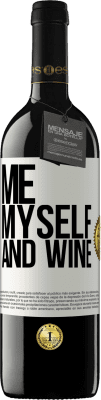 39,95 € Spedizione Gratuita | Vino rosso Edizione RED MBE Riserva Me, myself and wine Etichetta Bianca. Etichetta personalizzabile Riserva 12 Mesi Raccogliere 2016 Tempranillo