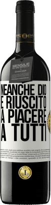 39,95 € Spedizione Gratuita | Vino rosso Edizione RED MBE Riserva Neanche Dio è riuscito a piacere a tutti Etichetta Bianca. Etichetta personalizzabile Riserva 12 Mesi Raccogliere 2016 Tempranillo