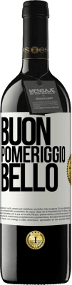 39,95 € Spedizione Gratuita | Vino rosso Edizione RED MBE Riserva Buon pomeriggio, bello Etichetta Bianca. Etichetta personalizzabile Riserva 12 Mesi Raccogliere 2014 Tempranillo