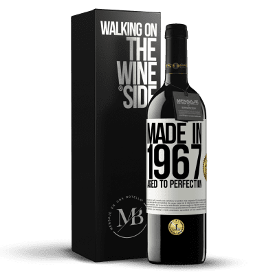 «Made in 1967. Aged to perfection» RED Edition MBE Reserve