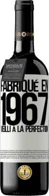 39,95 € Envoi gratuit | Vin rouge Édition RED MBE Réserve Fabriqué en 1967. Vieilli à la perfection Étiquette Blanche. Étiquette personnalisable Réserve 12 Mois Récolte 2015 Tempranillo